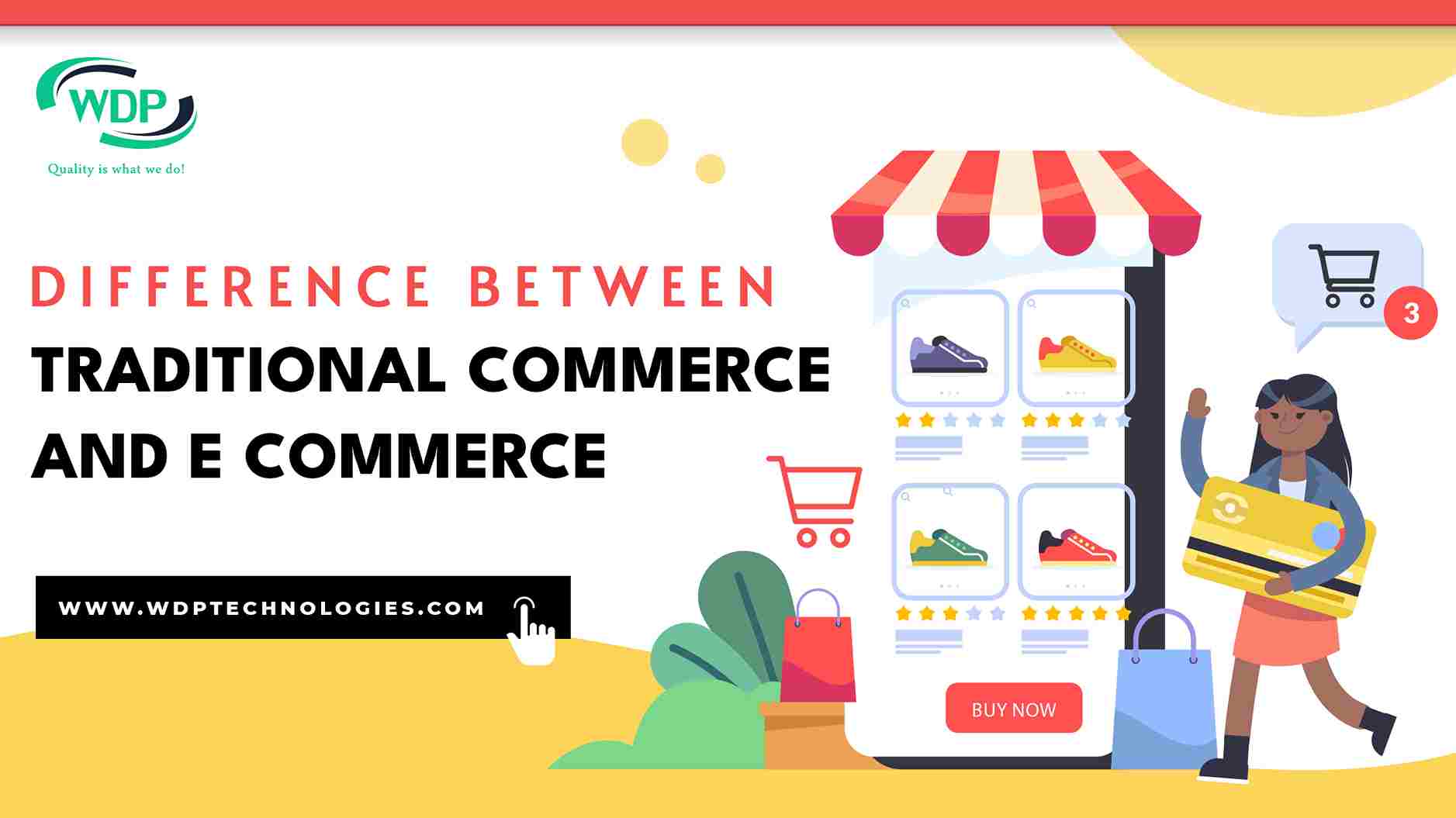 Difference Between Traditional Commerce And E-Commerce